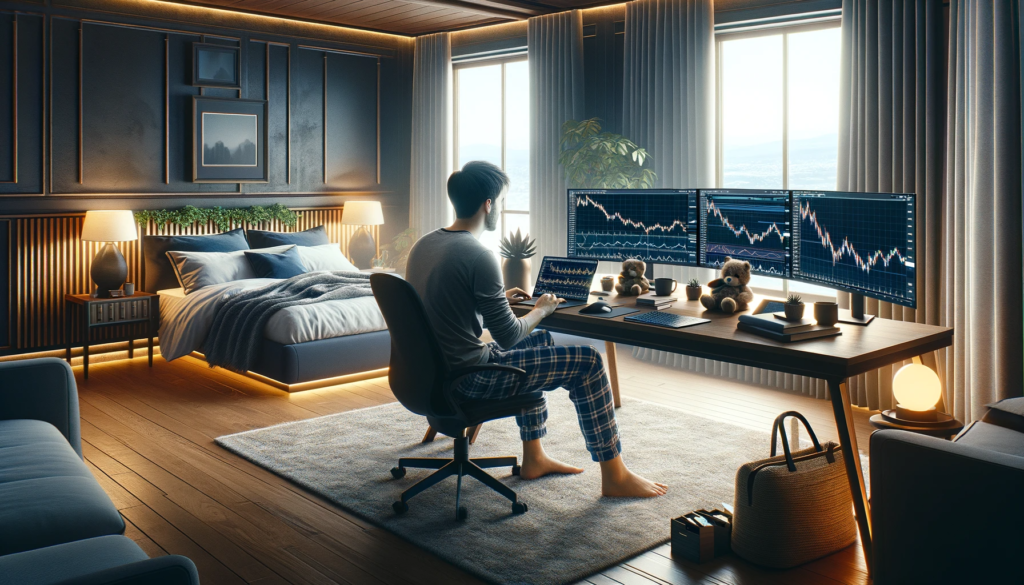 il fait 10 000 euros par mois depuis sa chambre en pyjama