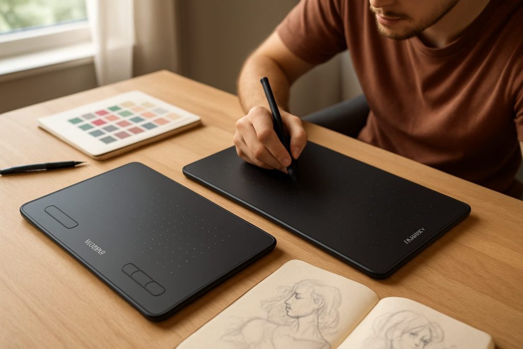 découvrez notre comparatif complet entre les tablettes graphiques wacom et huion pour trouver celle qui vous offrira précision et confort lors de vos sessions de dessin. conseils, avantages et sélection des meilleurs modèles.